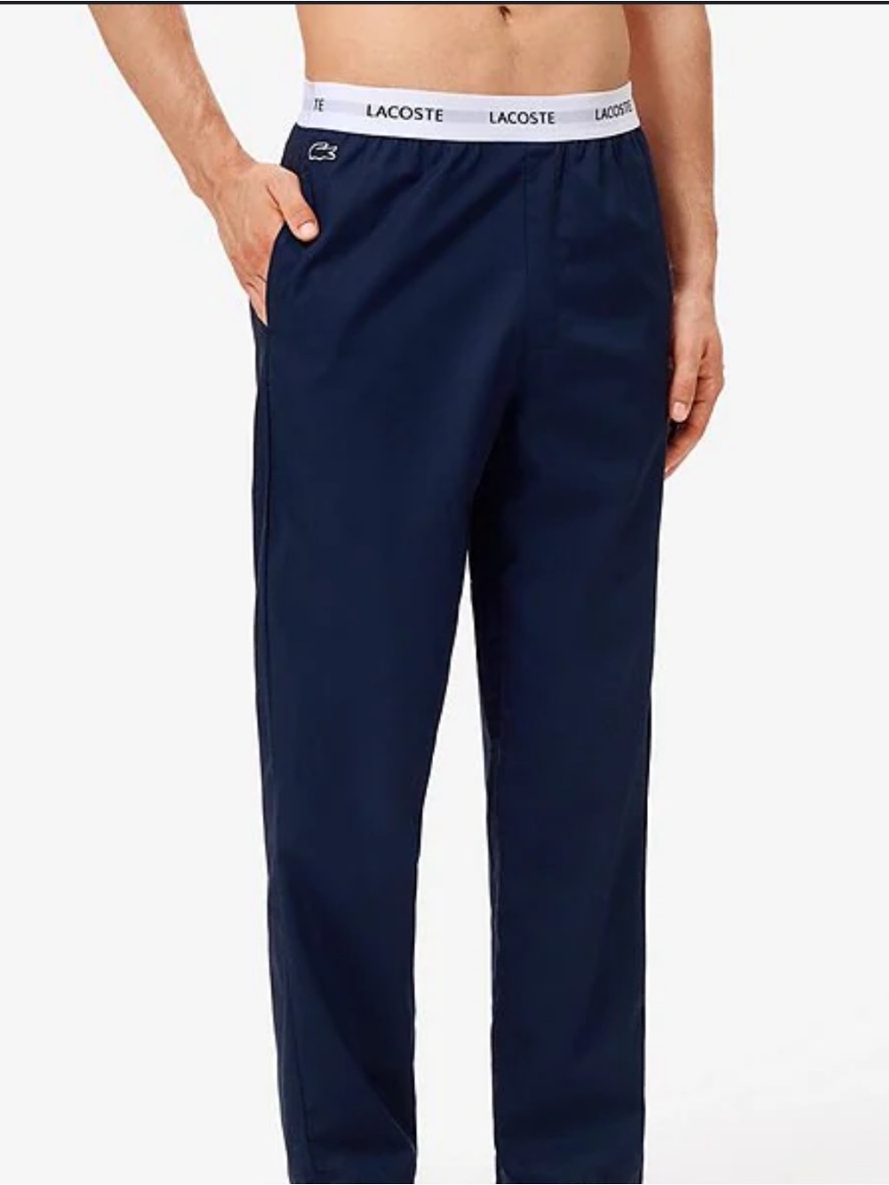 Lacoste Mens Loungewear Lacoste Lounge Set Pajama Sets Lounge Pants Small
